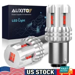 Auxito 1157 Led Brake Tail Stop Light Bulbs Parking Pure Lamp Super Red Bright. Fixed Price $13.29.