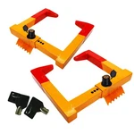 Zonetech 2-PACK Security Wheel Chock Lock- Trailer Clamp Boot Tire Claw Pre.... Fixed Price $86.36.