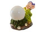 Disney Dopey Solar Garden Statue 5" Light Up Globe Snow White & 7 Dwarves Guc. Fixed Price $30.39.
