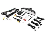 New Crimestopper SV-9164 Rearview Mirror W/ 4.3" Display & Built-in Park Assist. Fixed Price $128.00.