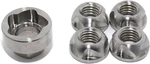 Lightronic Premium 316 Stainless Steel M6(4 Lock+ Key), Silver. Fixed Price $30.04.