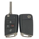 Oem Volkswagen Keyless Remote Uncut 4B 5G6.959.752.AN NBGFS12P01 (shp). Fixed Price $19.65.