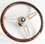 Steering Wheel Fits For Bmw Wood Chrome Vintage E3 E10 2002 1502 1602 1802 65-76. Fixed Price $298.53.