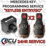 Mercedes Benz Keyless Go/entry New Keys! Programming Service 2010-2015. Fixed Price $350.00.