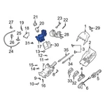For Bmw 540I 1997-1998 32301093572 Ignition Lock Housing. Fixed Price $262.22.