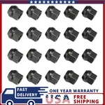 20X Set Open End Lug Nuts Bulge Acorn 1/2"X20 Wheel Black Finish Ford. Fixed Price $16.40.