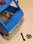Mattel Heroes Action 1974 Swat Van Repro Steering Column And Wheel. Fixed Price $16.00.