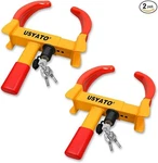 2PCS Heavy Duty Wheel Lock Anti-theft Trailer Boot Fits Atv Golf Cart 11.4". Fixed Price $51.51.