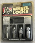 Gorilla 76691N Duplex Acorn Wheel Locks 9/16"-18 Thread Chrome Set With Key. Fixed Price $19.99.