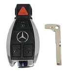 Oem Mercedes Benz Remote Fob + Uncut Key Insert IYZDC07 DC10 DC11 DC12 (shp). Fixed Price $29.73.