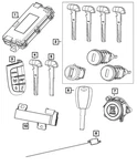 Genuine Mopar Blank Key 68493348AA. Fixed Price $51.12.