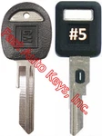 New Gm Single Sided Vats Ignition Key #5 + Doors/trunk Oem. Fixed Price $24.15.
