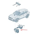 New Vw Touareg MK1 Electronic Siren Retainer 7P5951193 7P5-951-193. Fixed Price $61.30.