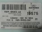 Used Keyless Entry Module Fits: 1999 Ford F150 Pickup Theft-locking. Fixed Price $91.34.