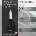 Keyless Entry Remote For Chrysler Cruiser Ram Wrangler 2007-18 68003659AA. Fixed Price $31.71.