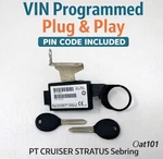 Vin Programmed Plug & Play Immobilizer Pt Cruiser Stratus Sebring P04671676AE. Fixed Price $225.00.