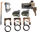 New Gm Chrome Ignition/doors/trunk Lock Cylinder Set With Keys To Match. Fixed Price $104.95.