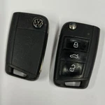 Genuine Volkswagen 3 Button Remote Flip Key Fob Polo Golf Etc Tested 5G6959752CF. Fixed Price $16.20.