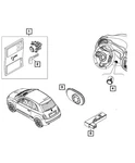 Genuine Mopar Transmitter Key 68379072AB. Fixed Price $232.14.