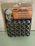 Chrome Lock Set Dorman 711-345 M12 1.50 For Tight Tolerance Tuner Wheels. Fixed Price $10.00.