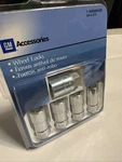 New 17802466, 09599493 Chrome Wheel Lock Kit For Chevy, Cadillac, Gmc. Fixed Price $38.00.