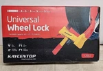 Universal Wheel Lock By Kaycentop- Tire Width Capacity 6.9"-10". Fixed Price $21.38.