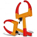 Zonetech Wheel Lock Security Tire Clamp, 2 Pack - Red/yellow. Fixed Price $32.93.