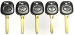 5PCS TOY44G Toyota 2010-2014 Chip Transponder Key Blank With Logo Usa Seller. Fixed Price $40.00.