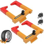 2X Universal Wheel Clamp Tire Lock Auto Car Truck Anti-theft Protective Vehicle. Fixed Price $38.99.