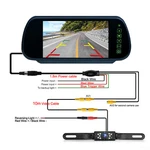 Iposter 7"TOUCH Button Monitor Mirror Rear View Backup Camera Us License Plate. Fixed Price $49.99.