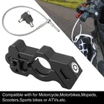 Motorcycle Handlebar Lock Handles Within 38MM Anti-theft Helmet 2 Keys. Fixed Price $24.19.