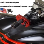 Motorcycle Handlebar Grips,anti Theft Brake Lever Throttle Lock 2 Key. Fixed Price $11.66.