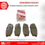 Toyota Tundra Sequoia Land Cruiser LX570 Rear Brake Pads 04466-AZ108 Oem Genuine. Fixed Price $58.00.