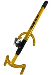 Club Anti-theft Steering Wheel Lock Twin Hooks Auto Yellow Black 2-KEYS. Fixed Price $28.99.