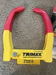 New! Trimax TCL75 Deluxe Universal Wheel Chock & Lock Stops Theft *no Keys*. Fixed Price $61.75.