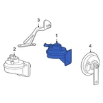 For Porsche Boxster 2005-2012 99763520604 Horn. Fixed Price $92.61.