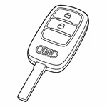 Genuine Audi Keyless Remote 4F0837220AG Roh Oem Cut-to-vin Transmitter Fob. Fixed Price $200.88.