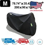 Uv Water Repellent Heavy Duty Motorcycle Cover With Lock Holes For Scooter Moped. Fixed Price $14.53.