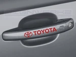 Toyota Door Handle Decal Stickers Logo Trd Camry Celica Frs 4 Runners - Set Of. Fixed Price $12.34.