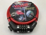 The Club 6' Long 3/8" Thick Cable With Re-settable 4 Digit Combination Bike Lock. Fixed Price $13.45.