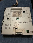 1992, 1993, 1994 Saab And 9000 Clarion Rear Seat Radio Amplifier, 40 83 051. Fixed Price $39.96.