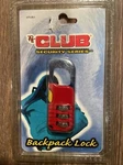 Club UTL851 Anti-theft Luggage Tool Bag Security Combination Backpack Lock. Fixed Price $9.90.