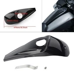 Gloss Black Smooth Dash Fuel Console Cover For 2008-17 Harley Glides Road Street. Fixed Price $38.05.