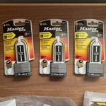 3 - Master Lock 5SSKADLJ Stainless Steel Keyed Alike Resistance Security Level 9. Fixed Price $35.00.