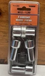 4 Chrome Wheel Locks M12-1.50 W/key Dorman #711-322. Fixed Price $14.95.