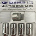 New Oem Ford Anti-theft Wheel Locks Exposed Lugs 7T4Z-1A043-A. Fixed Price $24.00.