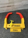 Trimax TCL65 Universal Auto, Rv Trailer, Car Wheel Chock Lock Boot (no Key). Fixed Price $50.00.