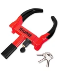 Heavy-duty Universal Wheel Lock Anti-theft Bright Black-red With 3 Keys. Fixed Price $42.48.