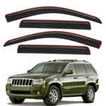 In-channel Window Vent Visor Rain Guard For 2005-2010 Jeep Grand Cherokee. Fixed Price $42.99.