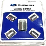 Oem Subaru Wheel Locks Set B321SFG000 Anti Theft Lug Nut Kit Used Genuine. Fixed Price $18.97.